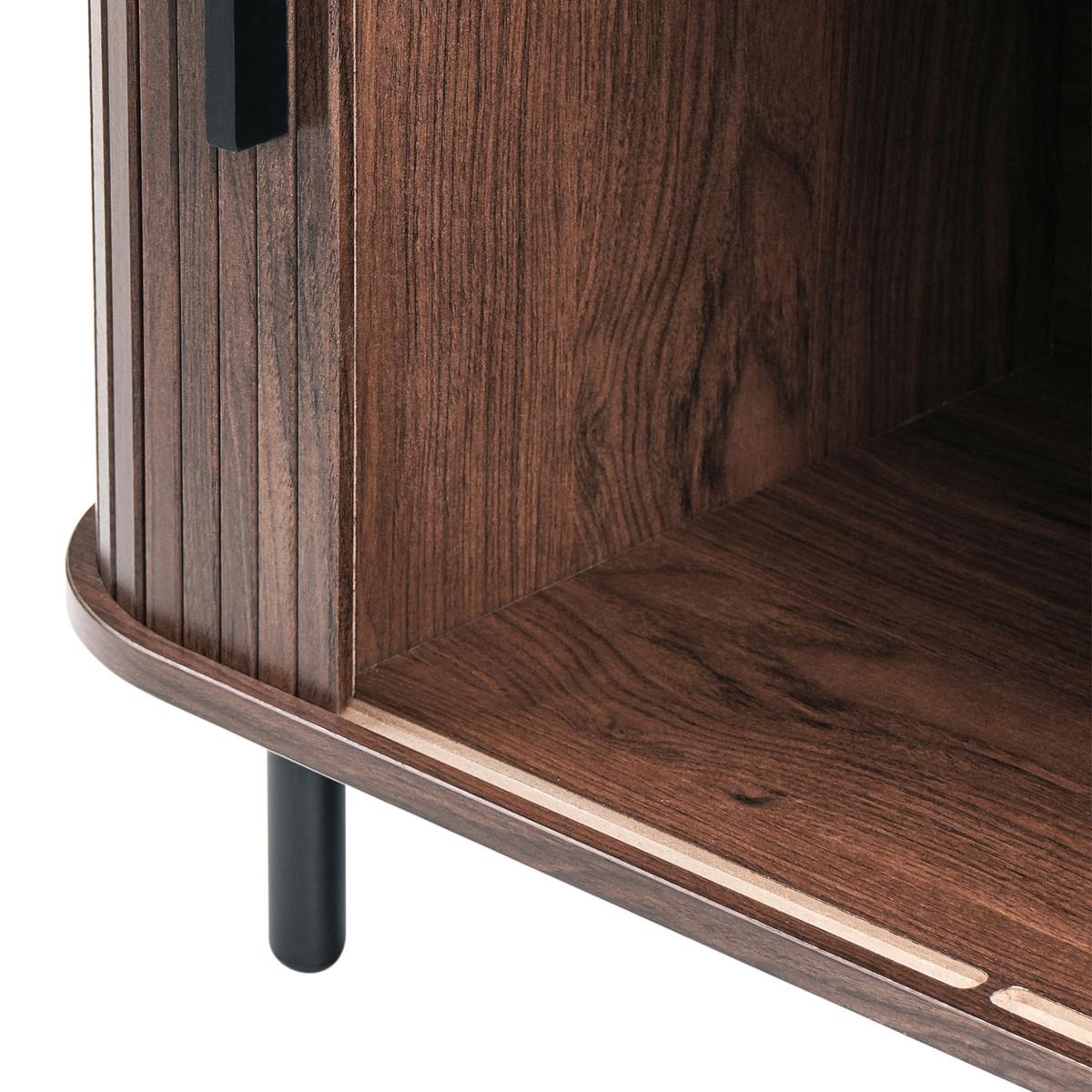 SIDEBOARD Braun Bradley - Braun, Holzwerkstoff (80/60/40cm) - Beliani
