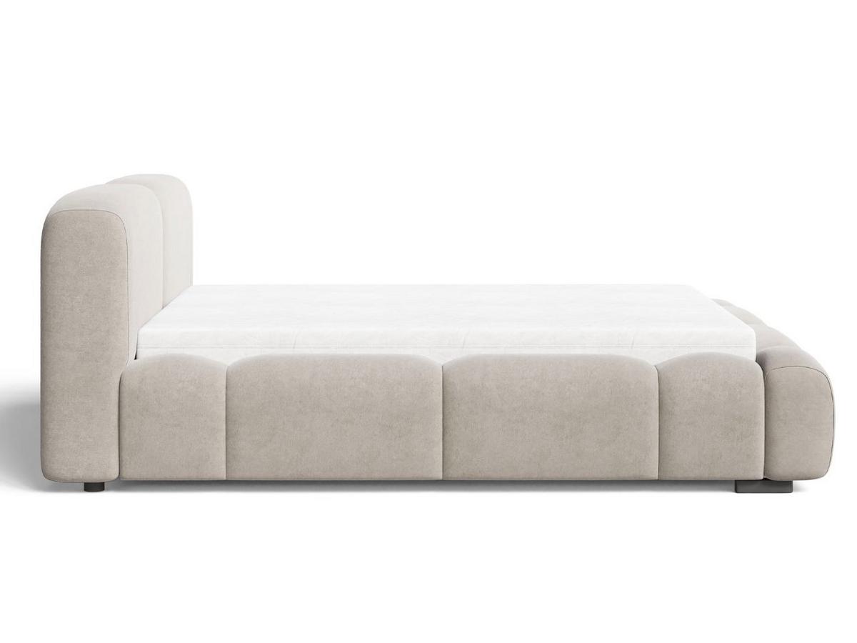 POLSTERBETT Aubi 180x200 Beige - Beige, Textil (180/200cm) - Graingold