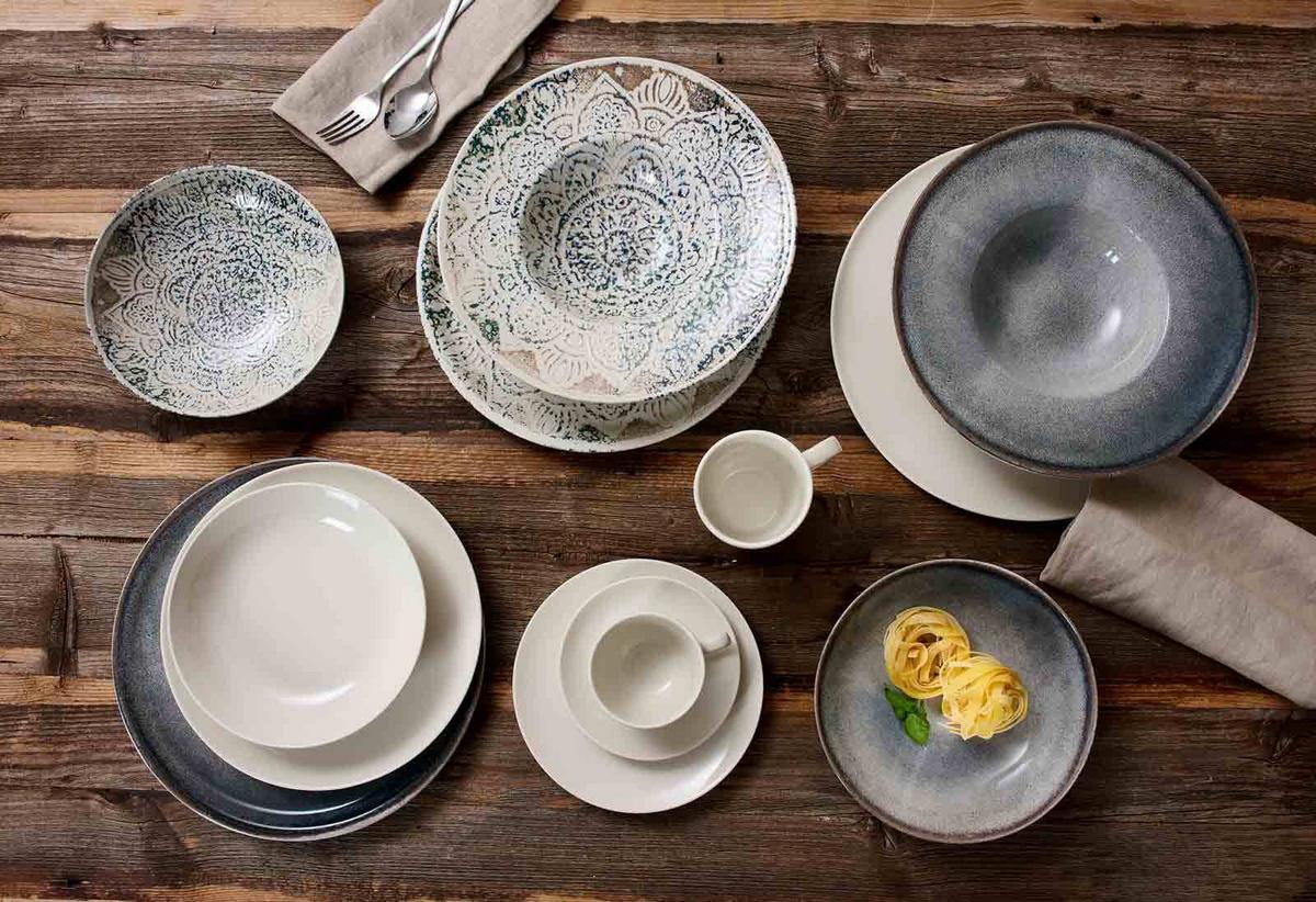 TAFEL-SET Luigi bunt 18-tlg. - Multicolor, Keramik (30/44/39cm) - Ritzenhoff Breker