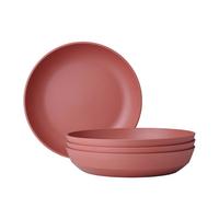 SUPPENTELLER Silueta Vivid Mauve ø 21 cm 4er Set - Rot/Rosa, Kunststoff (21cm) - Mepal