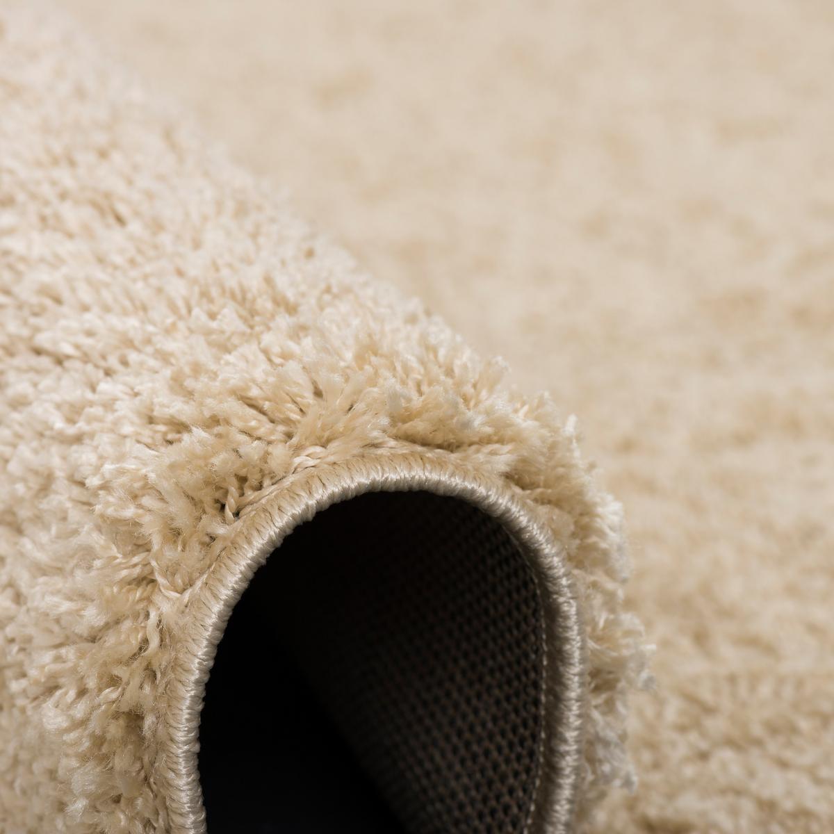HOCHFLOR LANGFLOR TEPPICH ALOHA RUND - Beige, Textil (150/150cm) - Pergamon