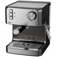 KAFFEEMASCHINE Edelstahl Schwarz - Schwarz, Metall (22/28/29cm) - HOMCOM