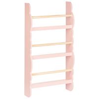 WANDREGAL Rigolet 80 cm Rigolet - Pink/Braun, Holzwerkstoff (43/80/14cm) - Beliani