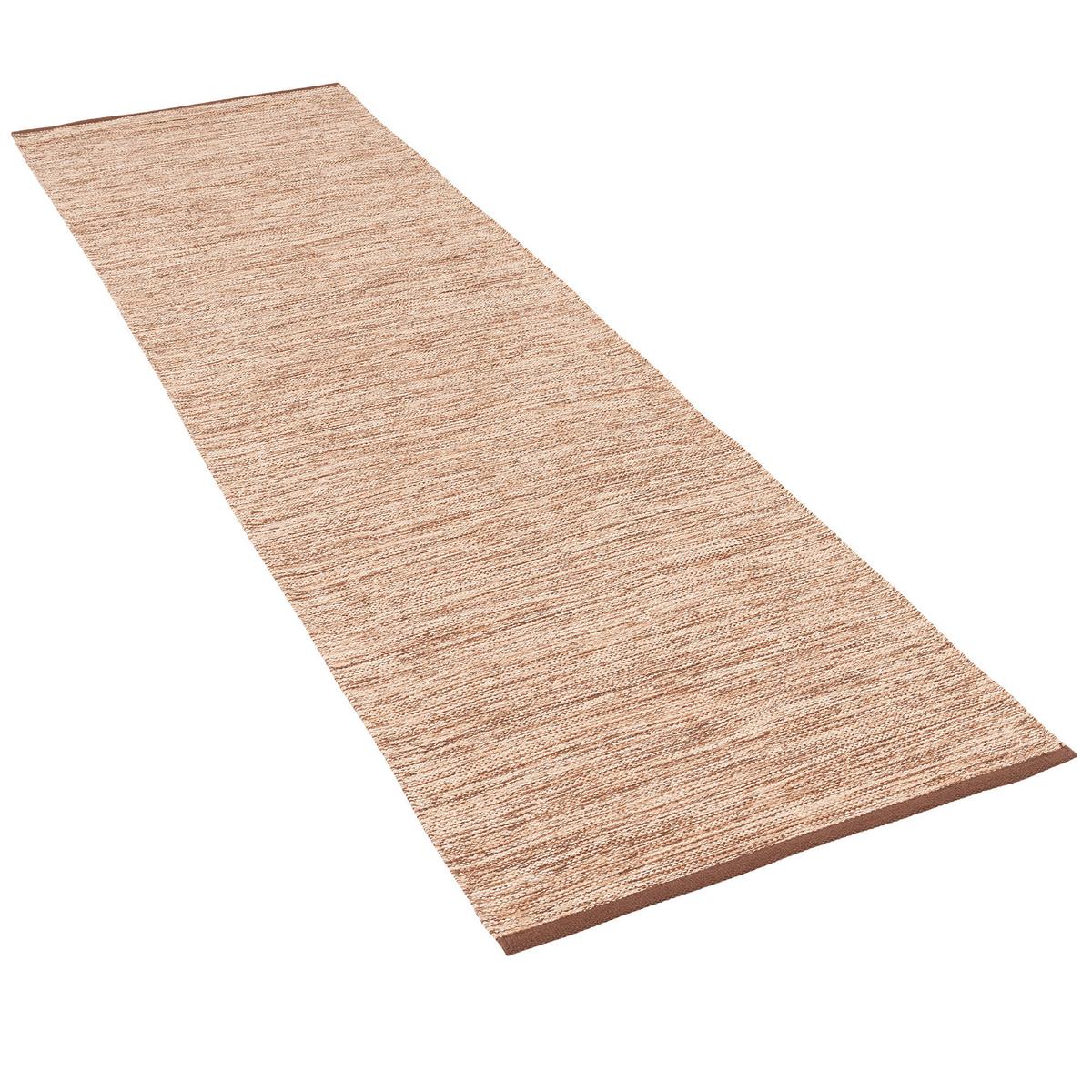 BAUMWOLLE KELIM TEPPICH LÄUFER EASY - Beige, Textil (90/160cm) - Pergamon