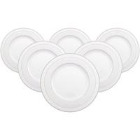 SPEISETELLER Gray Pearl weiß ø 27,5 cm 6er Set - Weiß, Keramik (27.5cm) - Villeroy & Boch