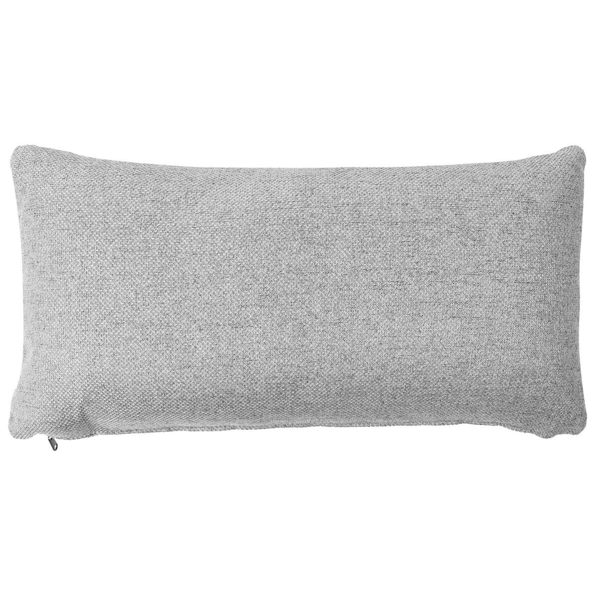 ECKMODUL Grau symmetrisch Brande - Dunkelgrau, Textil (123/70/121cm) - Beliani