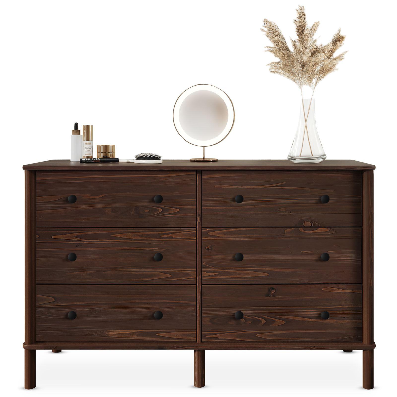 KOMMODE APOANA nussbaum - Nussbaumfarben, Holz (132/83/40cm) - IDIMEX