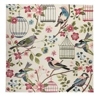 OUTDOORTEPPICH Rosetta 180x180 cm - Weiß, Textil (180/180cm) - Gino Falcone
