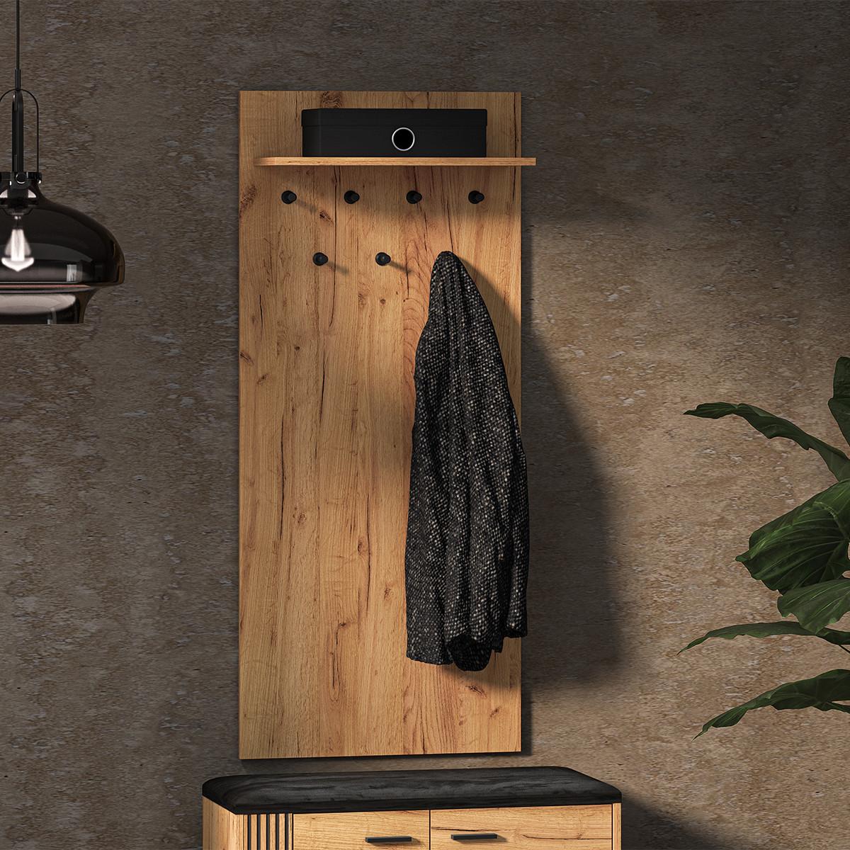 VITRINE Nilo Holz - Braun, Holzwerkstoff (60/138/24cm) - Petits-meubles