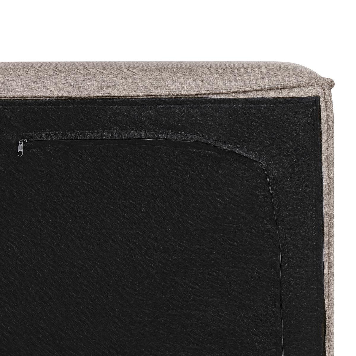 POLSTERBETT mit Lattenrost 160x200 cm Braun Linards - Hellbraun, Textil (160/200cm) - Beliani