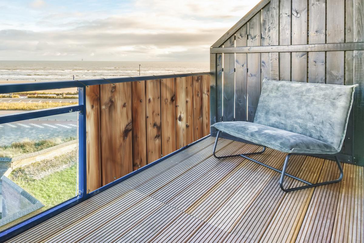 BALKON-SICHTSCHUTZ Holz - Regale - Braun Witterungsbeständig 200x90 cm - Buchefarben, Kunststoff (200/90cm) - MuchoWow