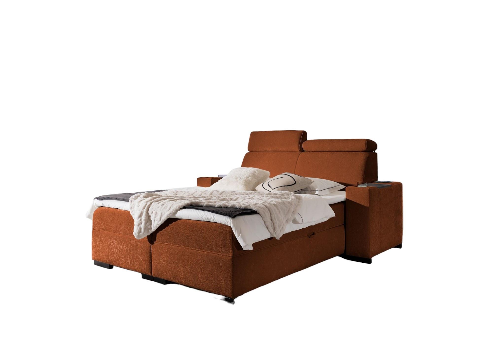 BOXBETT Nestor Dress Me Set.2 - Rotbraun, Holzwerkstoff/Textil (160/200cm) - Fun Möbel
