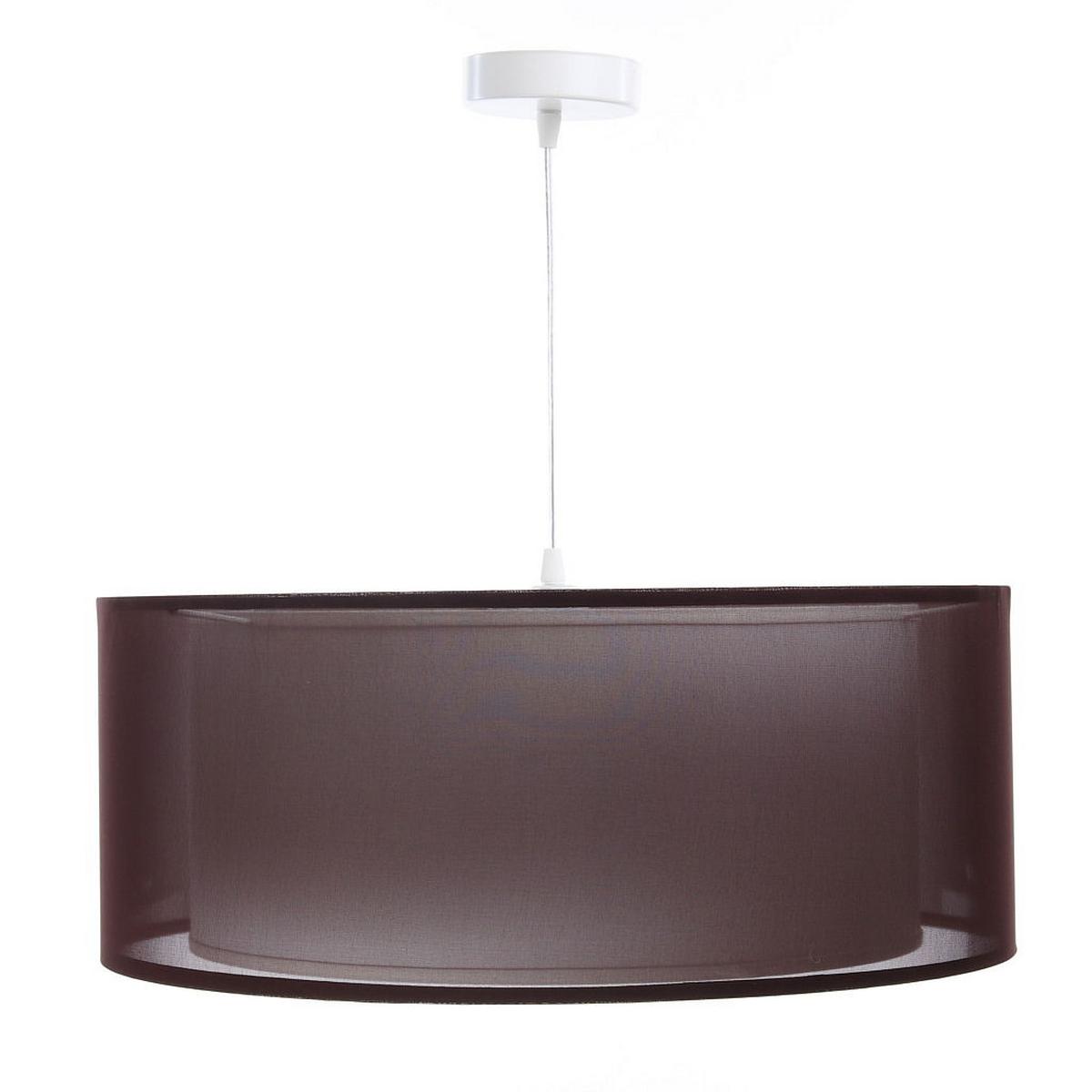 HÄNGELEUCHTE Weiß 60/22 cm - Weiß/Braun, Kunststoff (60/1.5/22cm) - ONZENO