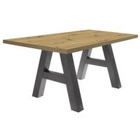 ESSZIMMERTISCH Elia 4 200 x 100 x 75 Esstisch Graphit/Asteiche - Eiche Artisan, Holz (200/100/75cm) - 58aufmkessel
