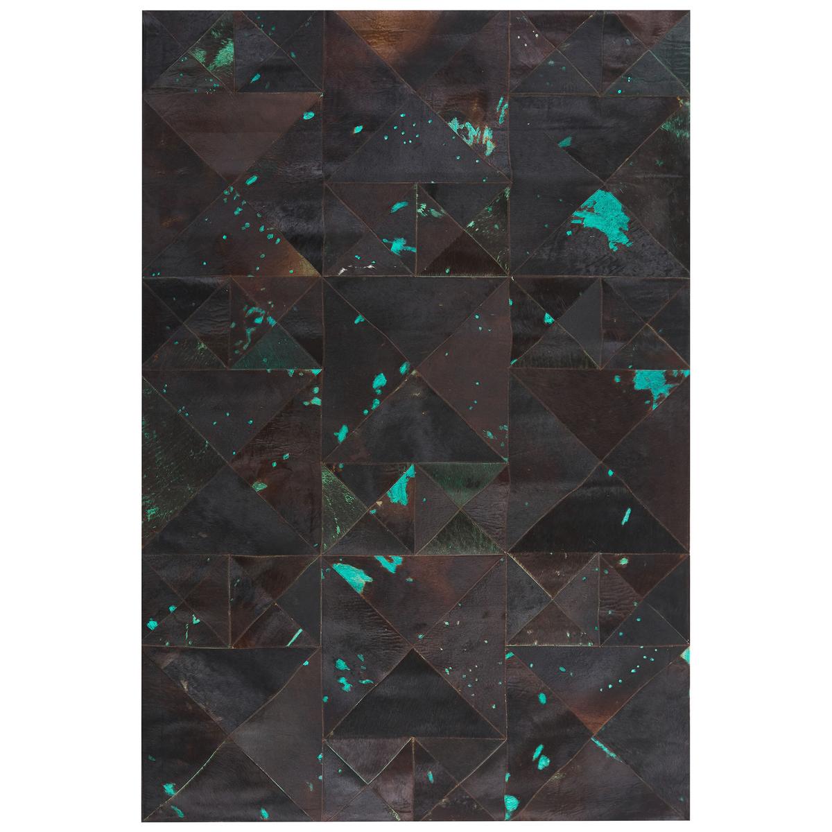 KURZFLOR-TEPPICH Atalan 230/160 cm - Braun, Fell (160/230cm) - Beliani