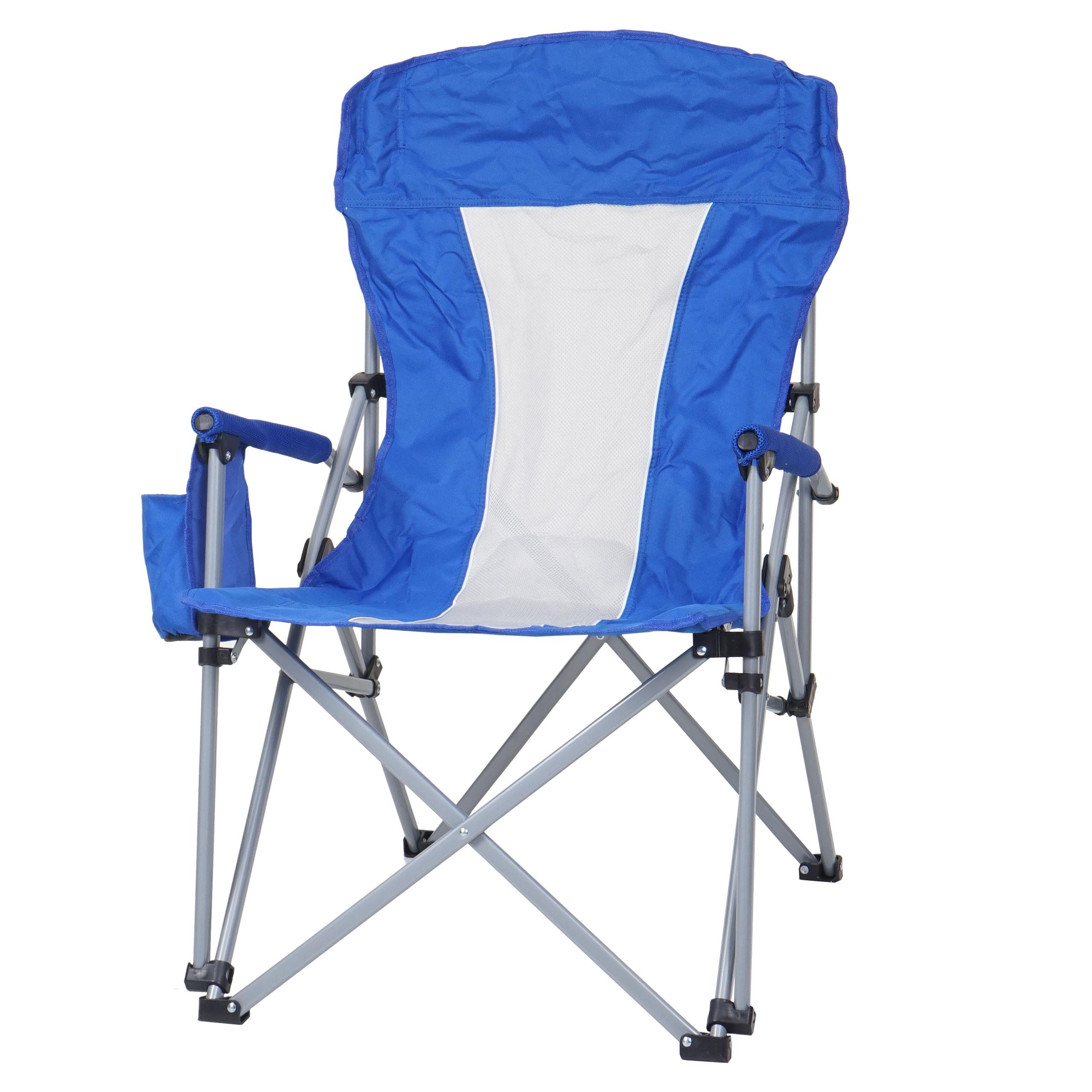 CAMPINGSTUHL Blau - Blau, Textil (57/100/66cm) - MCW