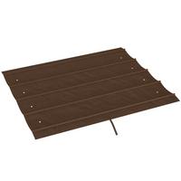 ERSATZDACH aus Polyester, Kaffee - Beige, Kunststoff (245/23/286cm) - Outsunny