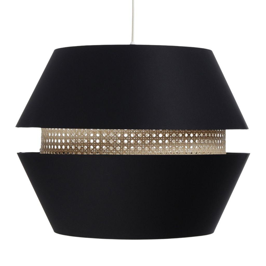 HÄNGELEUCHTE Schwarz 50/40 cm - Schwarz, Kunststoff (50/1.3/40cm) - ONZENO