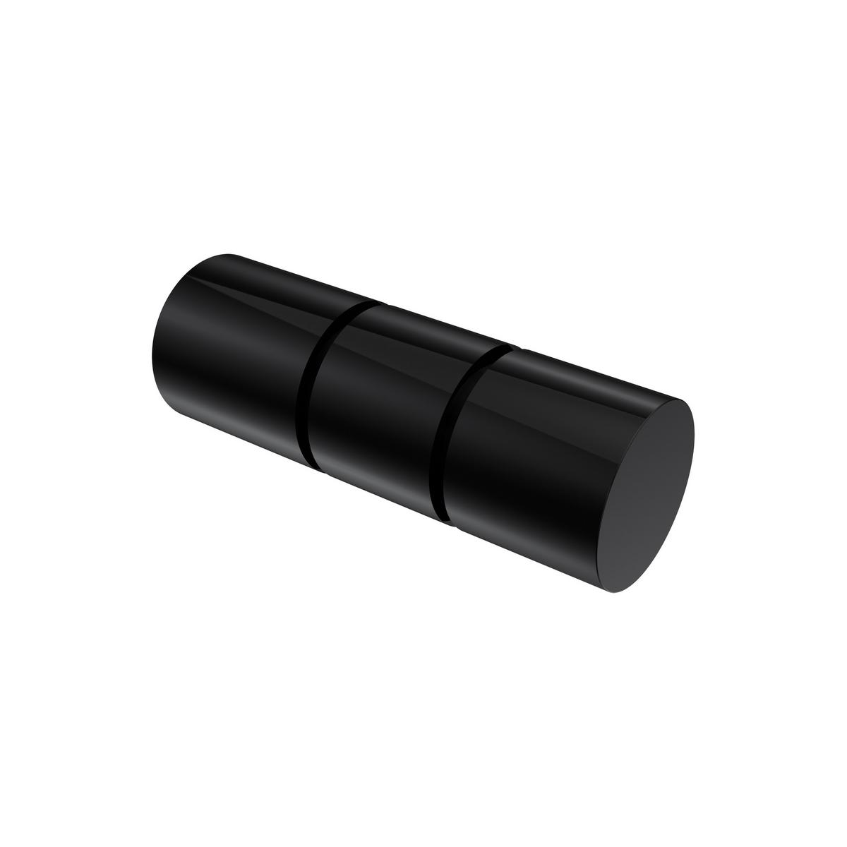 GARDINENSTANGE INNENLAUF Prestige Elanto 300 cm (geteilt in 3 x 100 cm), 1-läufig, 20 mm Ø Schwarz - Schwarz, Metall (300cm) - INTERDECO