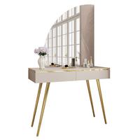 SCHMINKTISCH AURORA-SQ KASCHMIR mit links Spiegel - Kaschmir, Holzwerkstoff (102/173/44cm) - Lookway