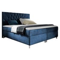 BOXBETT Prowansja - H3 - Blau, Holz (160/200cm) - MIRJAN24