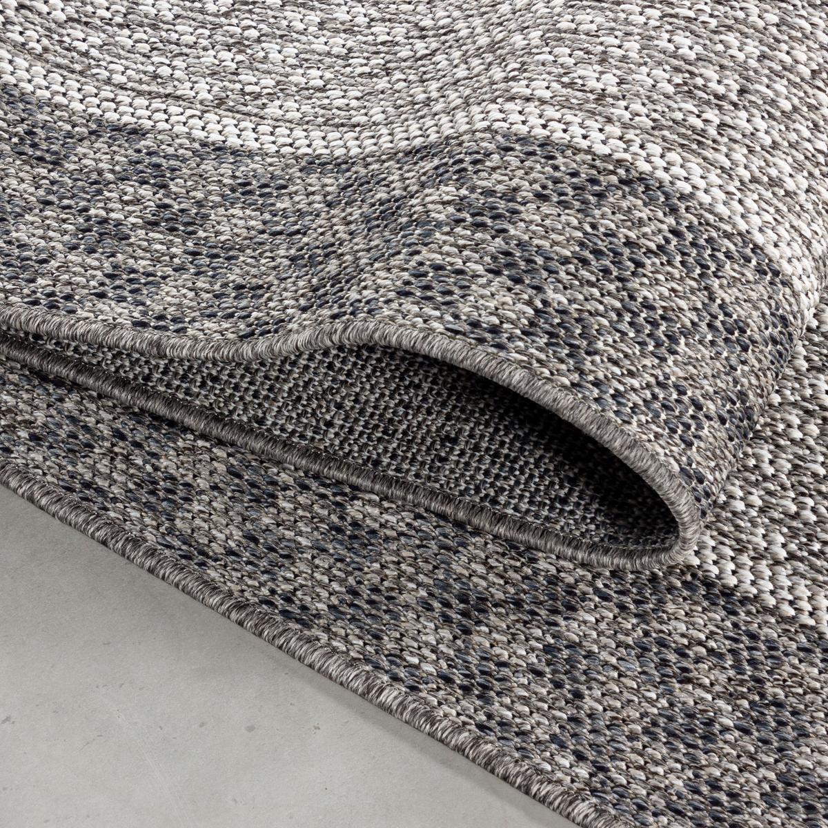 TEPPICH Outdoor LIRIA in Creme, mit Bordüre, aus Polypropylen, 120 x 170 cm - Beige, Textil (170/120cm) - KADIMA DESIGN