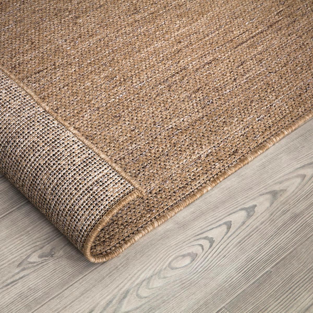FLACHWEBTEPPICH, meliert, aus Polypropylen, Beige, 200 x 280 cm - Beige, Textil (280/200cm) - KADIMA DESIGN