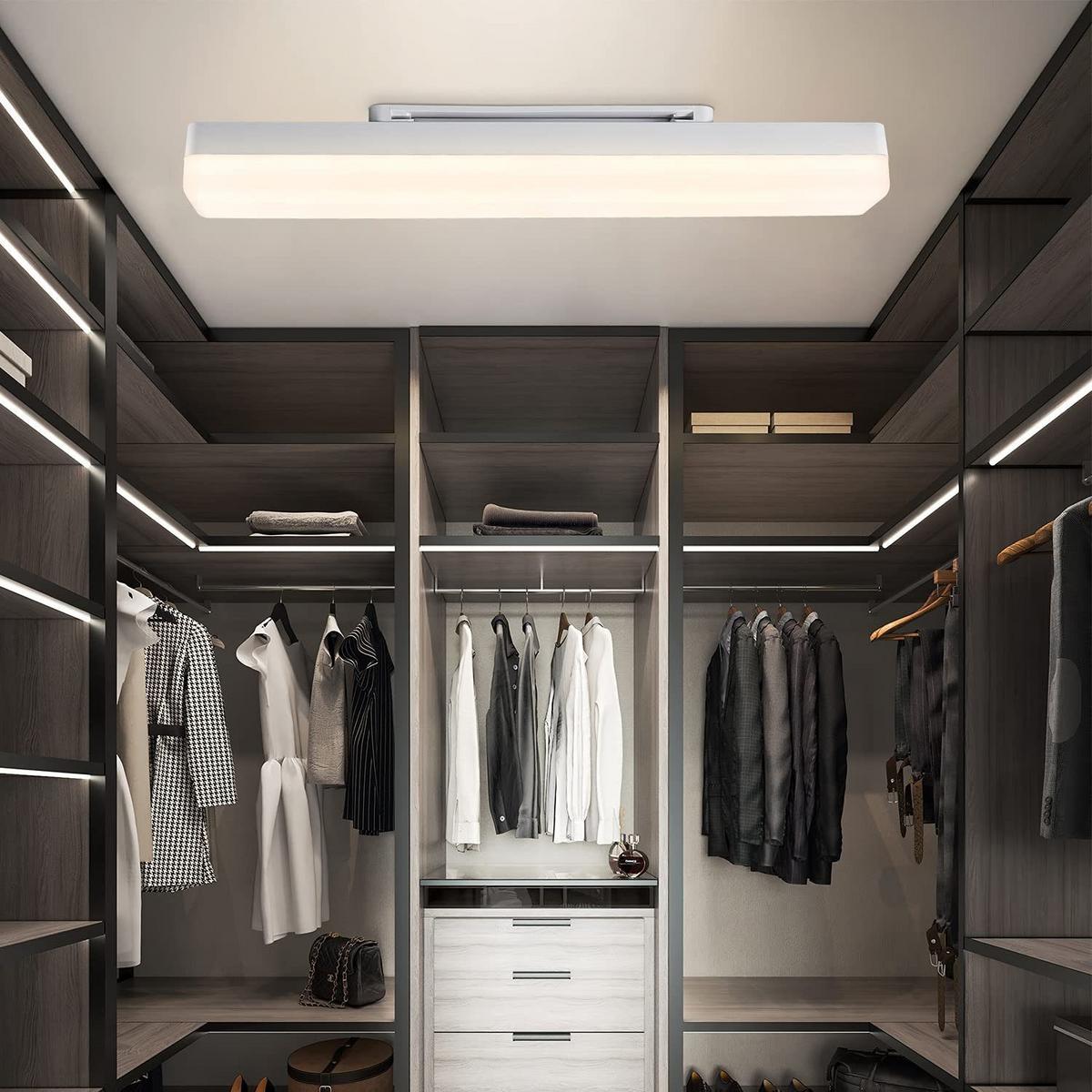 LED-DECKENLEUCHTE Medivh 40/4.5/5cm - Weiß, Metall (40/4.5/5cm) - ZMH
