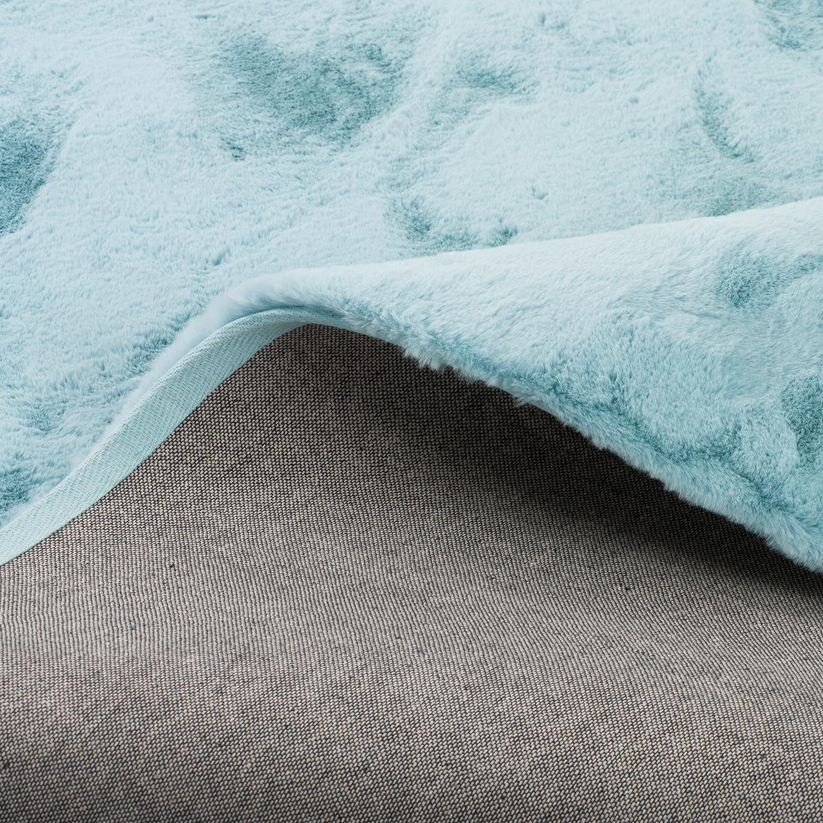 FELLTEPPICH LUXUS SUPER SOFT PLUSH - Türkis, Textil (60/90cm) - Pergamon