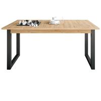ESSTISCH Eiche, grau 150 - 190 cm, Küchentisch ausziehbar - Eiche Artisan/Grau, Holzwerkstoff (150/90/76cm) - Inn.Furn