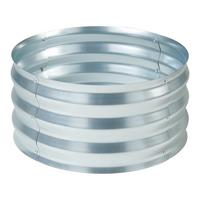 PFLANZBEET Andrano - Silberfarben, Metall (61/30.5/61cm) - casa.pro