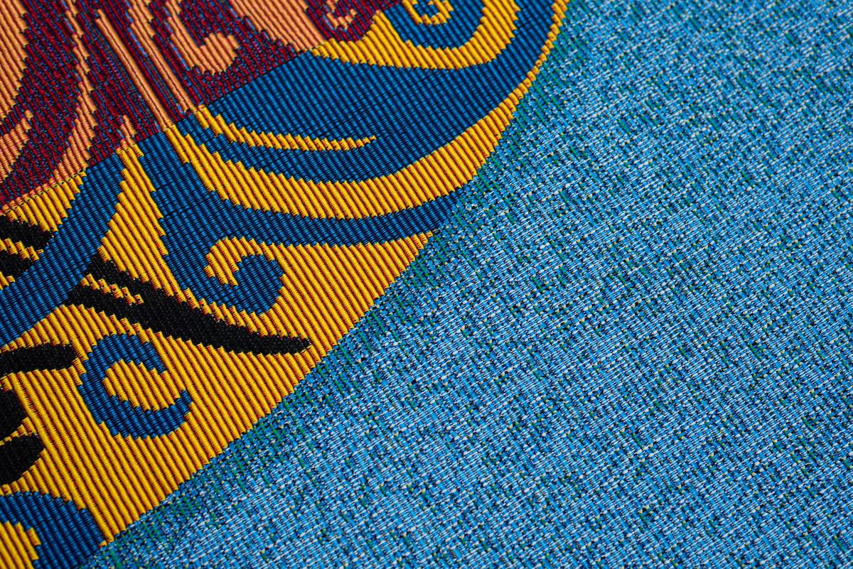 OUTDOORTEPPICH Rantum Beach 190x290 cm - Blau, Textil (190/290cm) - Sansibar SYLT