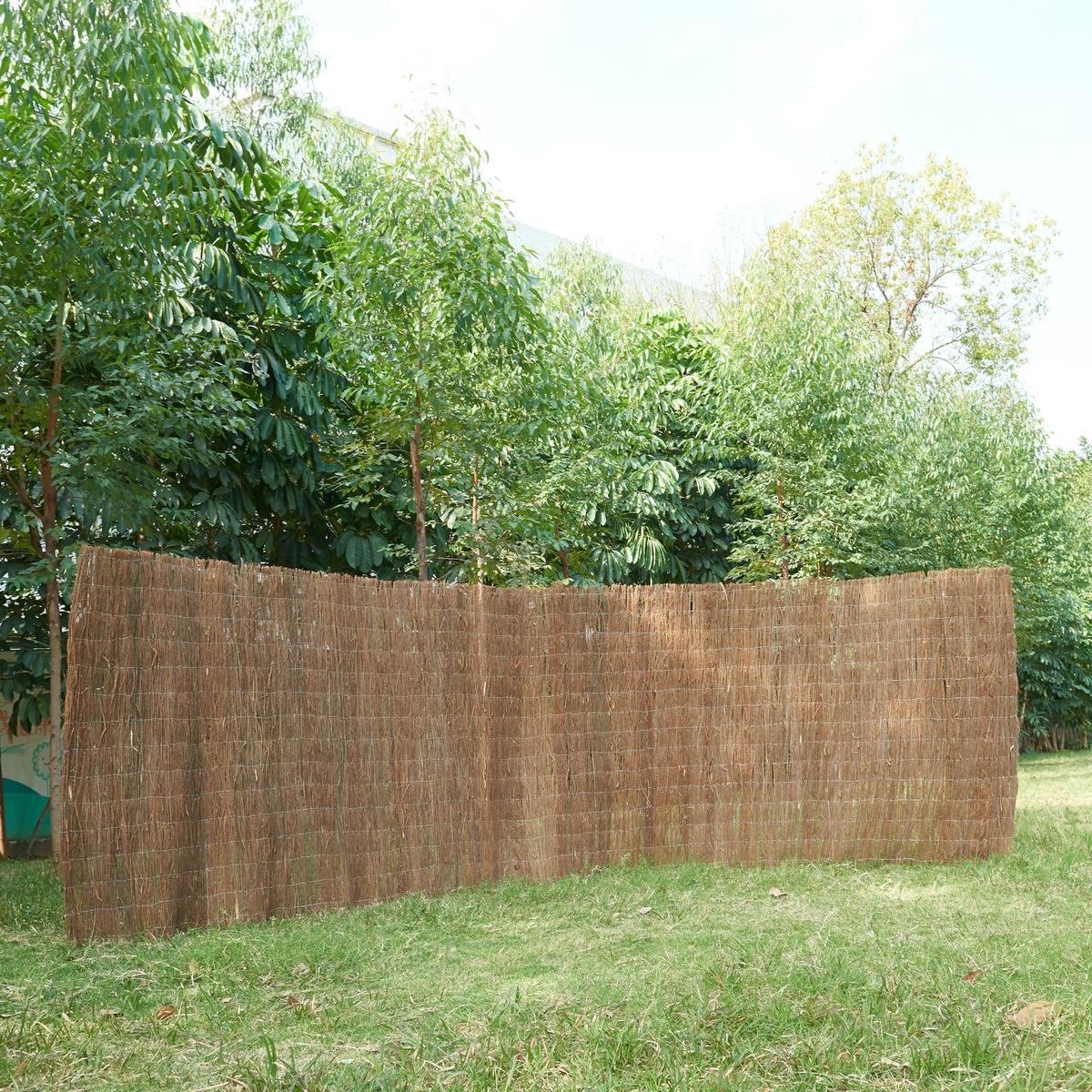 REISIGZAUN Brielle - Naturfarben, Naturmaterialen (100/0.6cm) - casa.pro