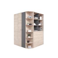 DREHTÜRENSCHRANK RAVENNA 135/190/135cm 2-türig Eichefarben - Eichefarben, Holzwerkstoff (135/190/135cm) - MASSENO
