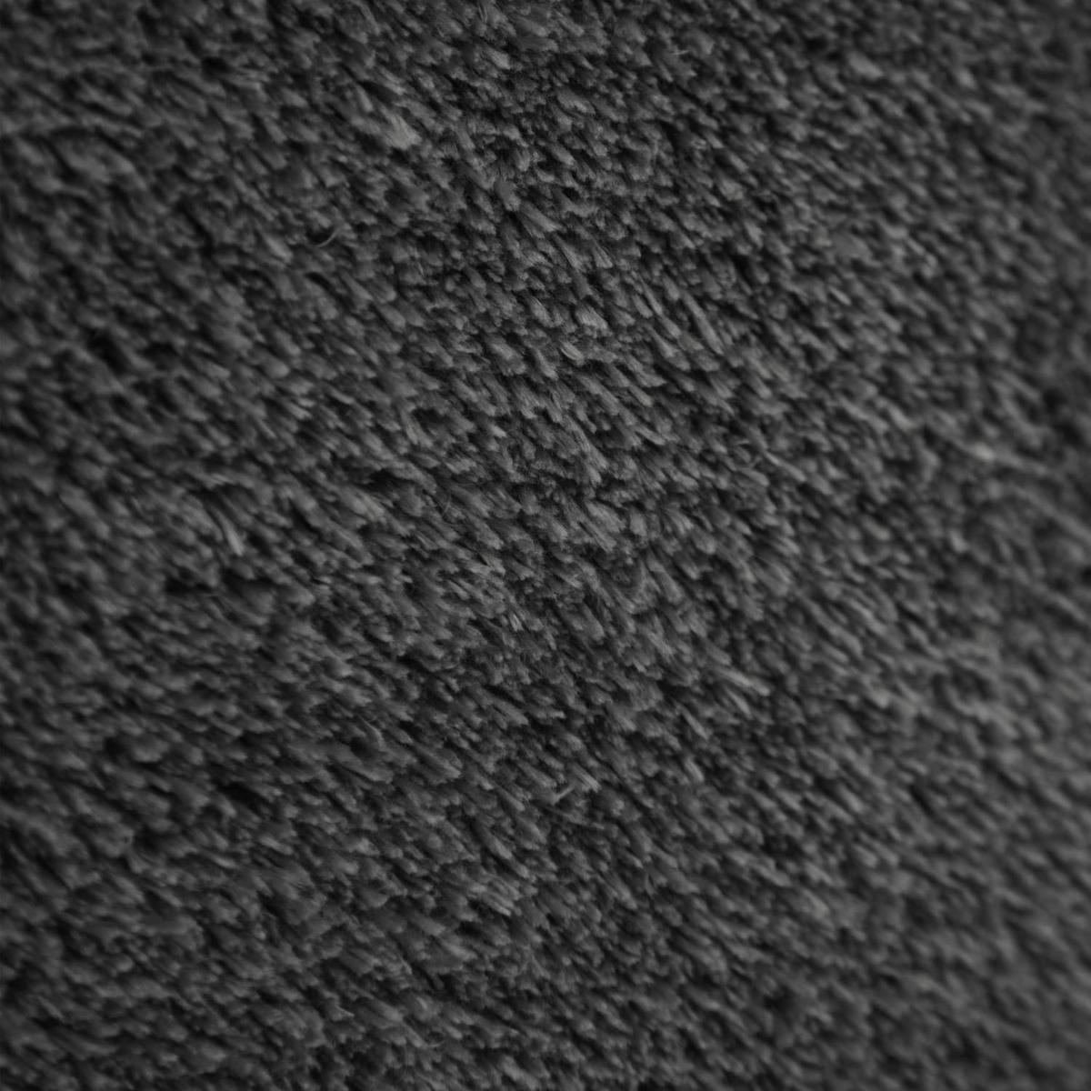 KURZFLORTEPPICH, einfarbig, Anthrazit, Ø 120 cm - Anthrazit, Textil (120/120cm) - KADIMA DESIGN