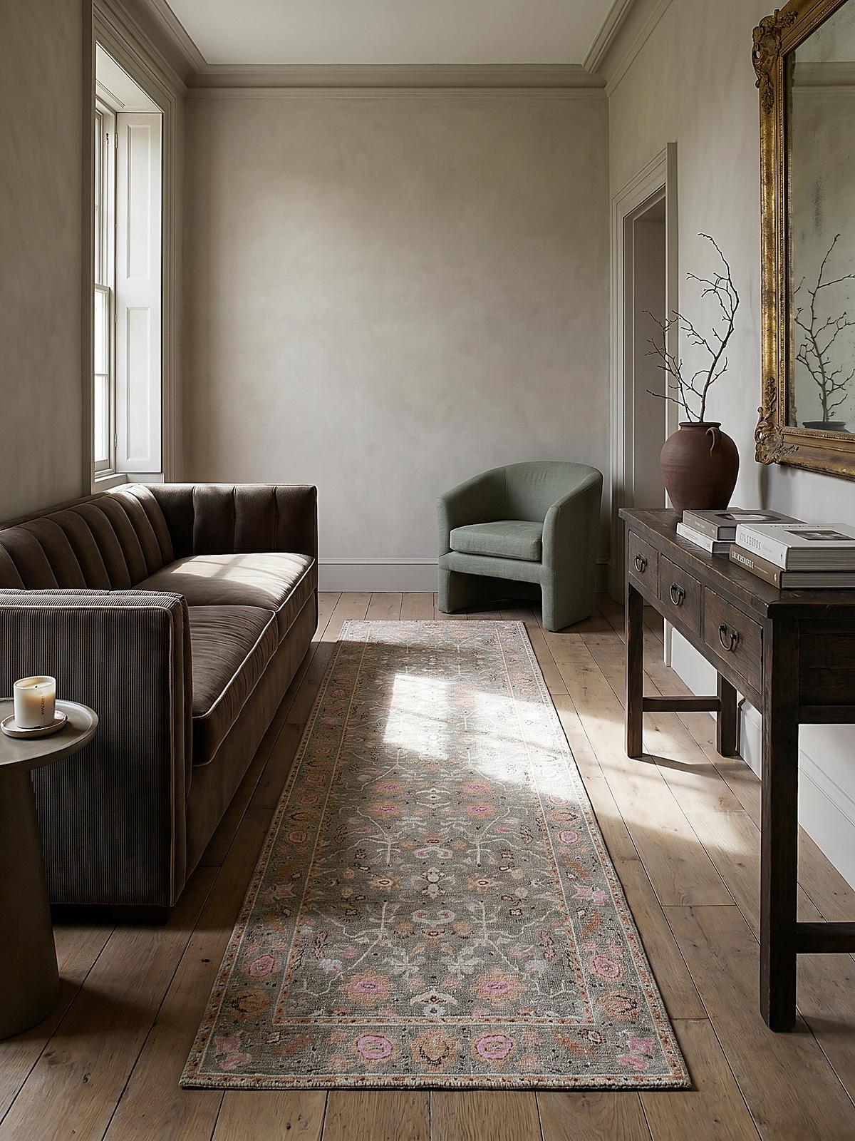 TEPPICH Waschbar HURST, orientalisch, Rosa-Bunt, 60 x 230 cm - Rosa, Textil (60/230cm) - KADIMA DESIGN