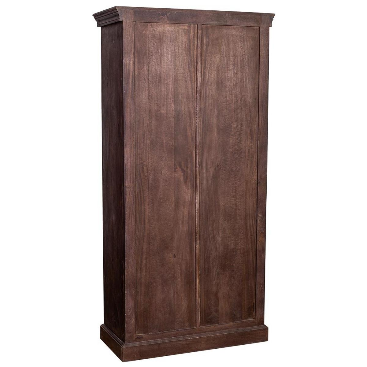 SCHRANK aus Holz 90x40x180 cm - Multicolor, Holz (90/180/40cm) - Wanderlust