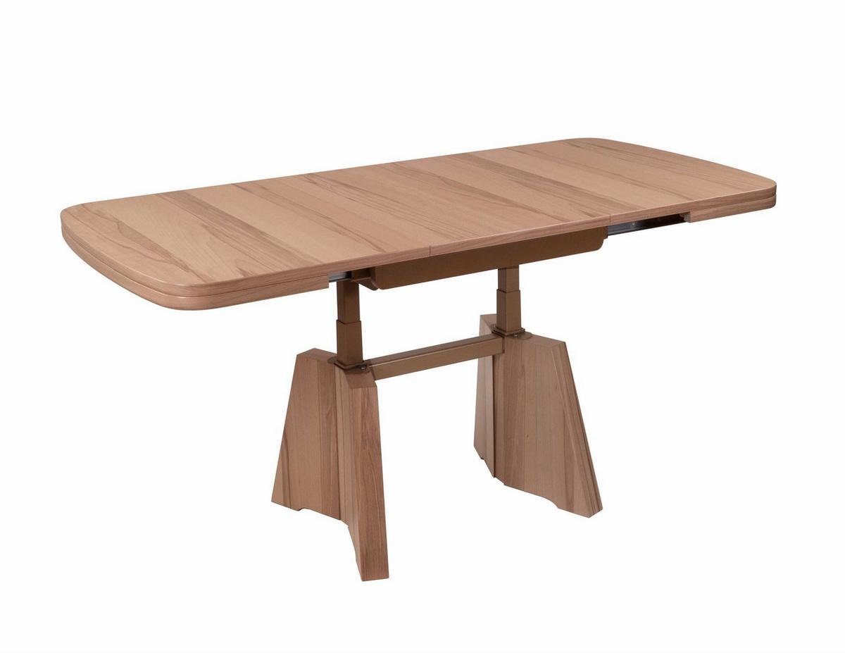 COUCHTISCH höhenverstellbar und ausziehbar Callida 90x54x65 Kernbuche - Kernbuche, Holz (90/65/65cm) - 58aufmkessel