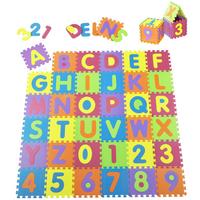 KINDER PUZZLEMATTE Kim (36 Teile) - Multicolor, Kunststoff (189/1/189cm) - Juskys
