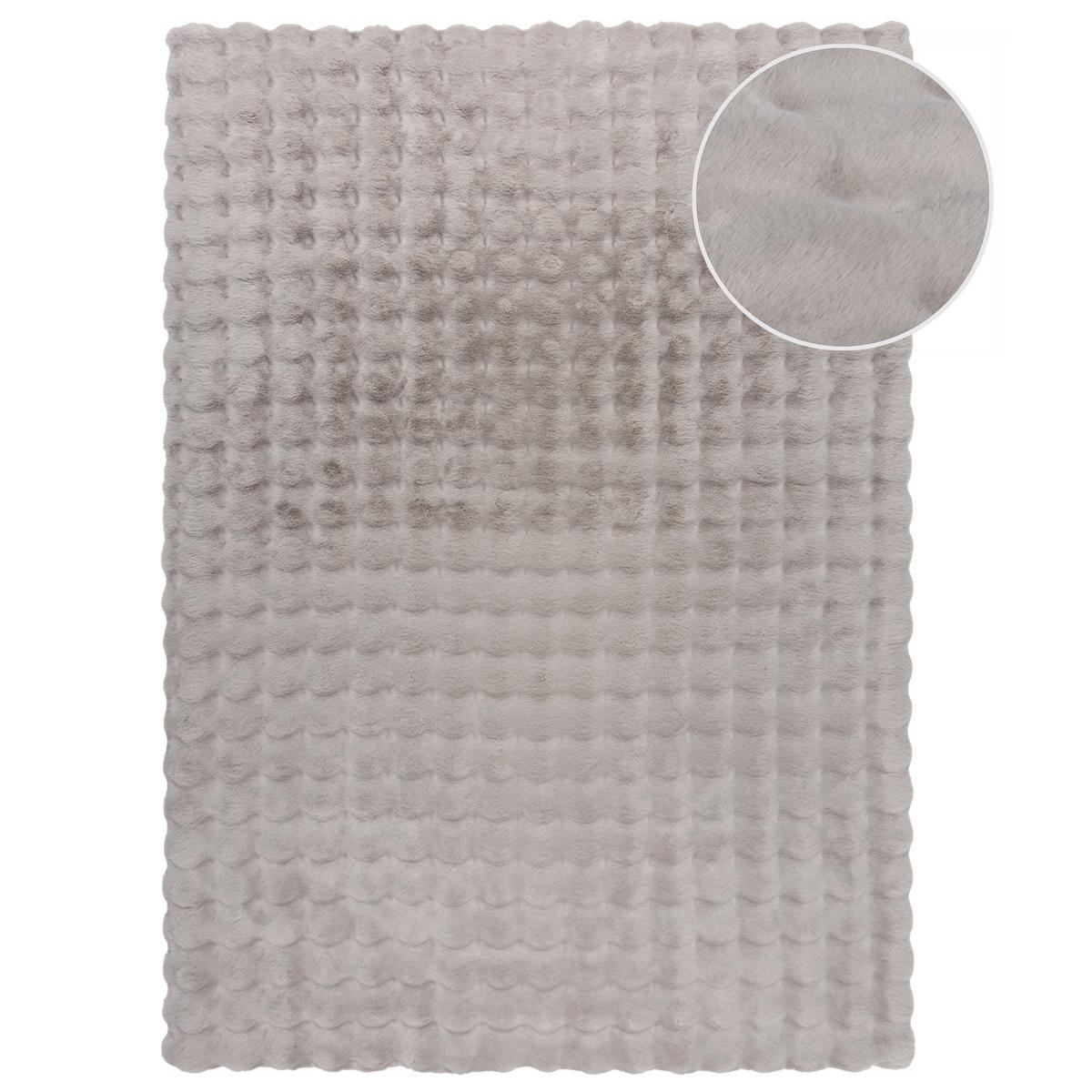 TEPPICH Waschbar LUNE, mit Struktur, Grau, 180 x 290 cm - Grau, Textil (180/290cm) - KADIMA DESIGN