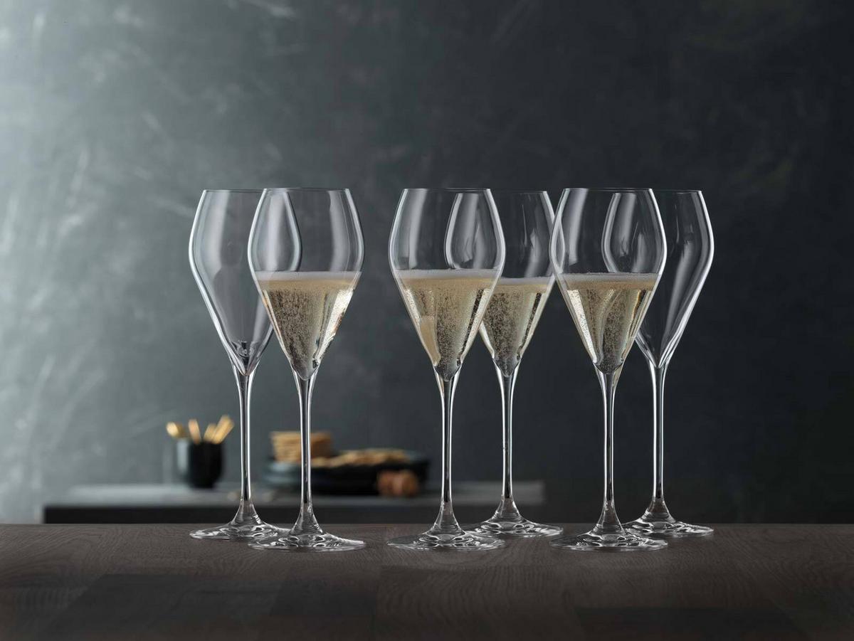 CHAMPAGNERGLÄSER Sparkling Party transparent 230 ml 6er Set - Transparent, Glas (0.23L) - Spiegelau