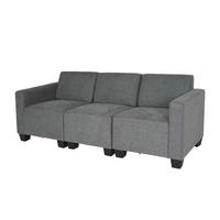 3-SITZER SOFA Grau - Grau, Textil (193/76/72cm) - MCW