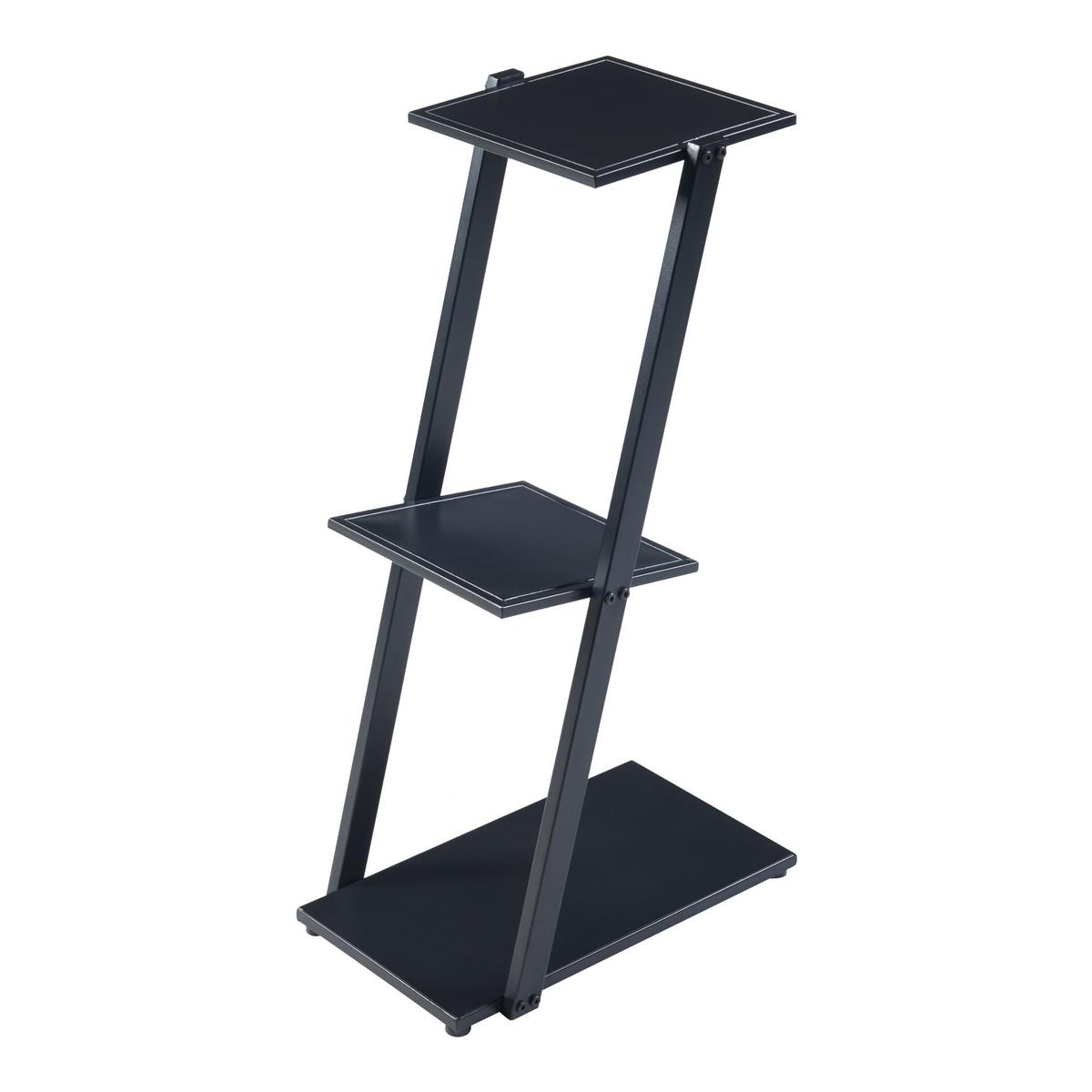 BEISTELLREGAL Rollag - Schwarz, Metall (25/40/72cm) - [en.casa]