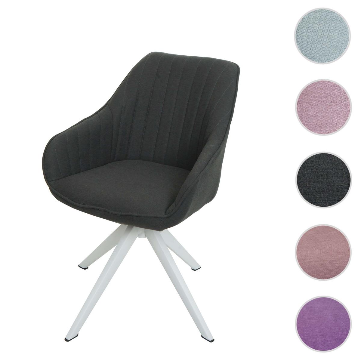 ESSZIMMERSTUHL Anthrazit - Dunkelgrau/Anthrazit, Textil (55/84/60cm) - MCW