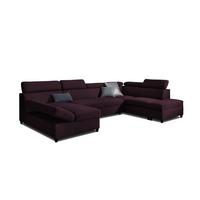 WOHNLANDSCHAFT Schlafsofa Anton - Violett, Holzwerkstoff/Textil (342/96/205cm) - Fun Möbel