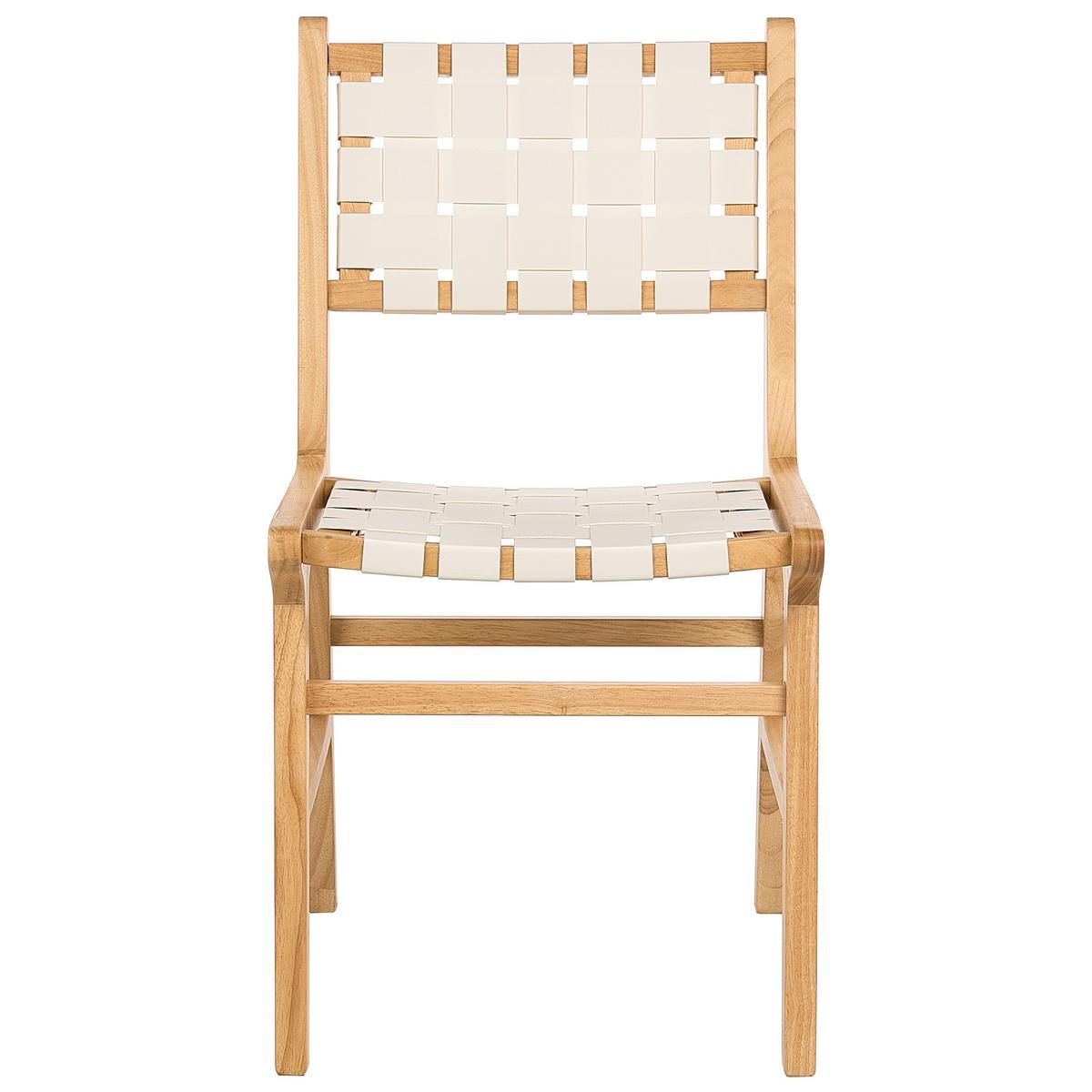 ESSZIMMERSTUHL 2er-Set Hellbeige Humble - Beige/Braun, Holz (46/84/56cm) - Beliani