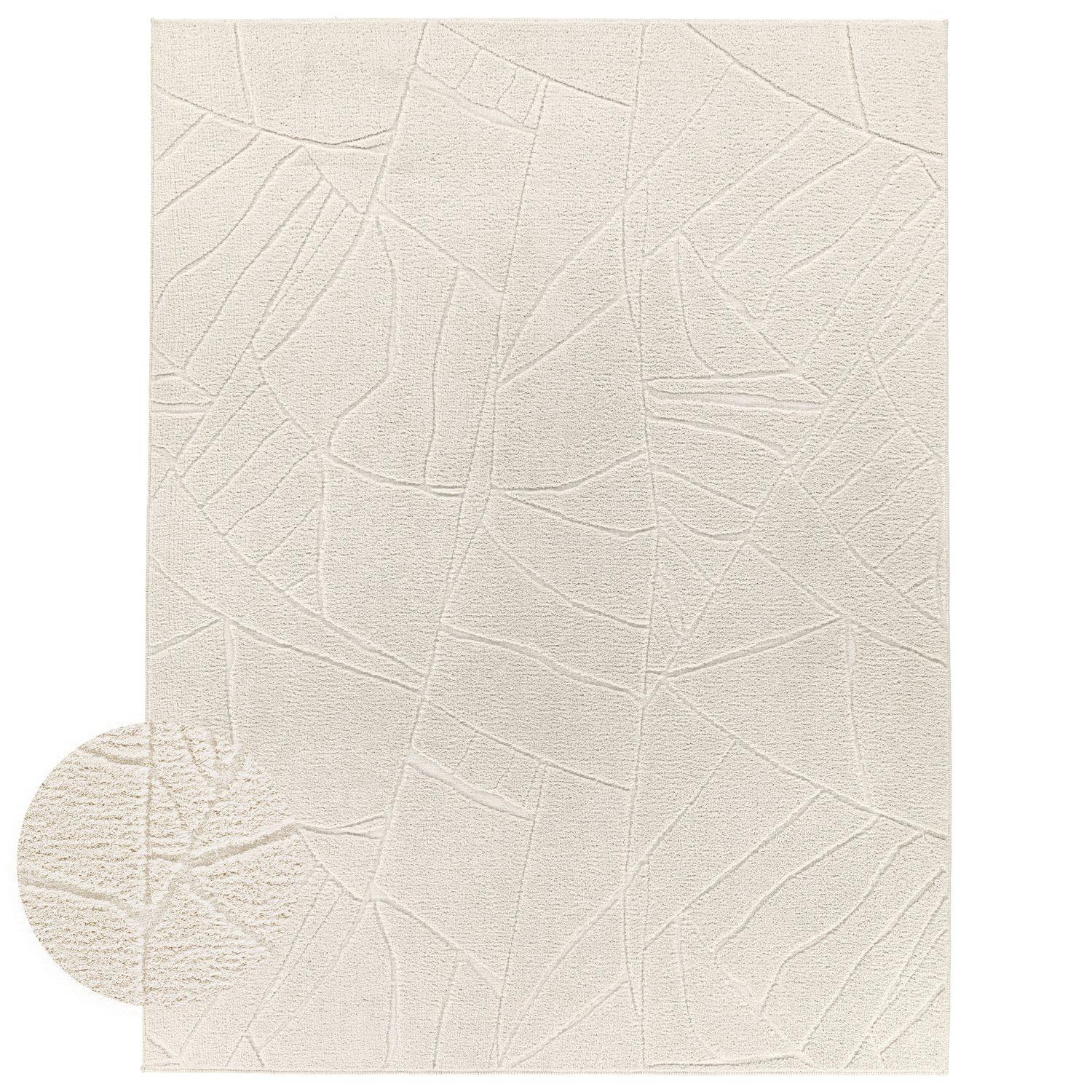 HOCHFLORTEPPICH Creme 160 x 220 cm - Creme, Kunststoff (160/220cm) - TT Home