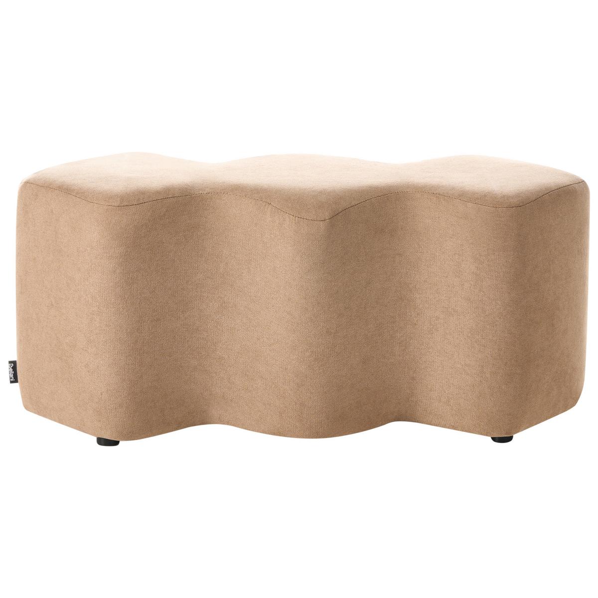 POLSTERBANK Stoff Beige Littleton - Beige, Textil (86/38/30cm) - Beliani
