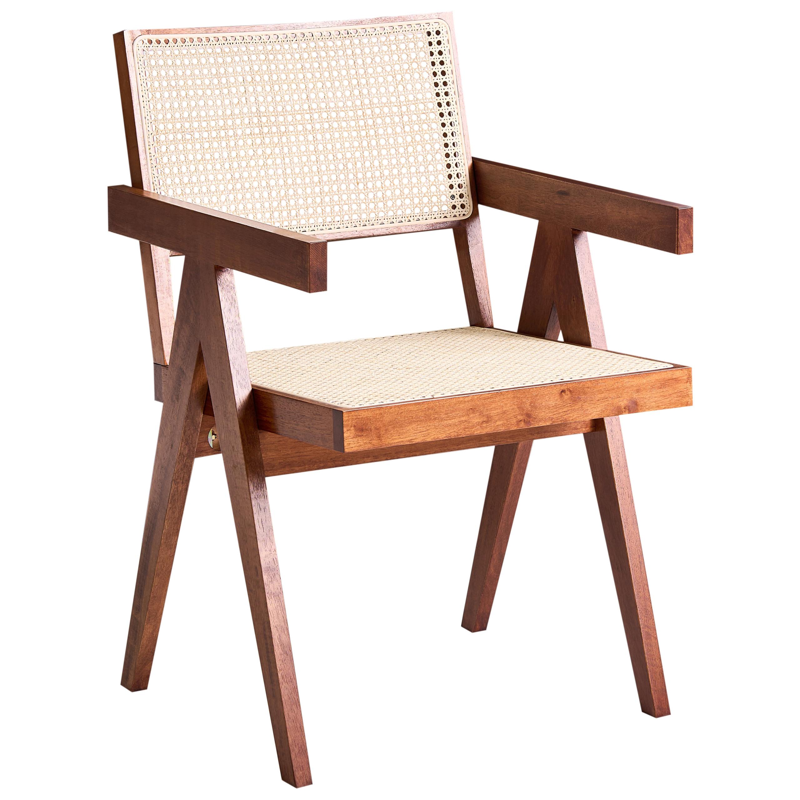 ESSZIMMERSTUHL Holz Braun Westbrook - Braun, Holz (55/85/58cm) - Beliani