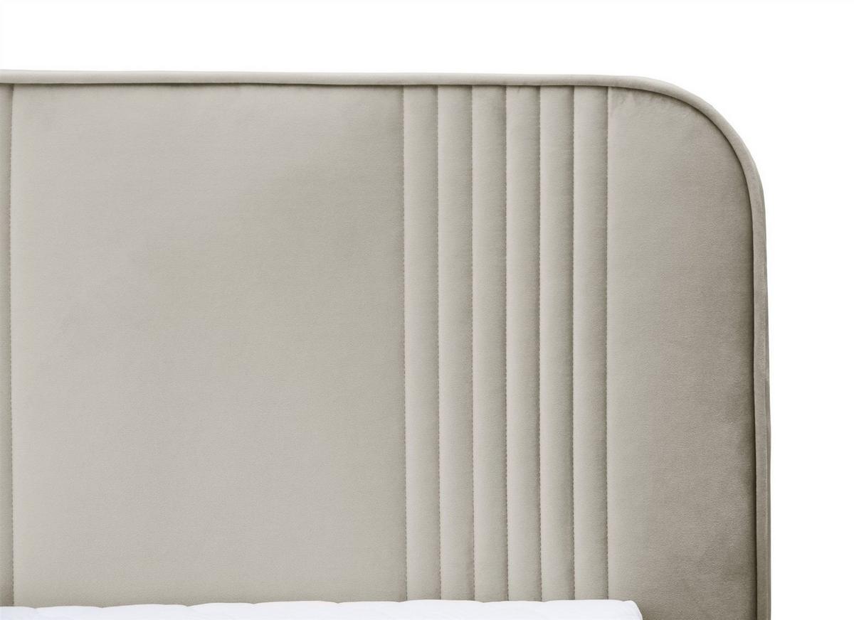 BOXBETT Alize - Creme, Holzwerkstoff/Textil (200/200cm) - Fun Möbel